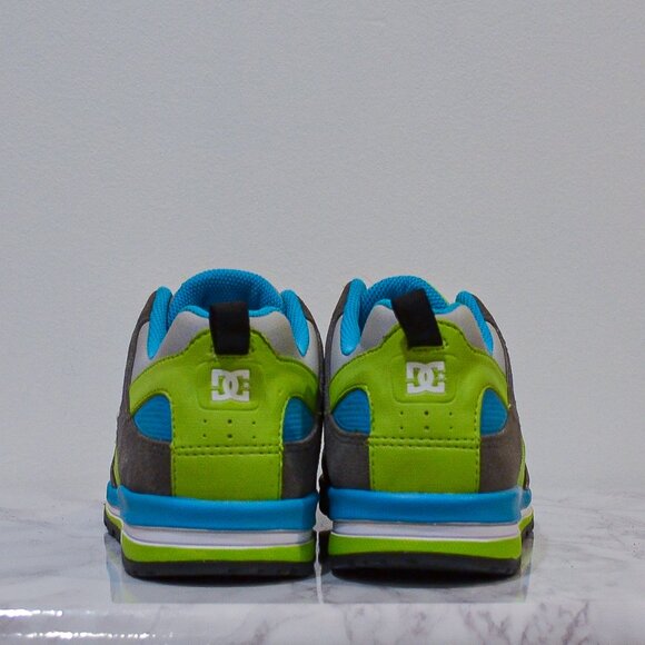 DC | GREEN/BLUE/GRAY SKATE SHOES - Picture 3 of 8